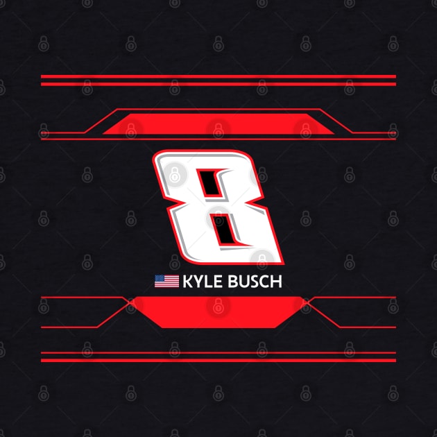 Kyle Busch #8 2023 NASCAR Design by AR Designs 